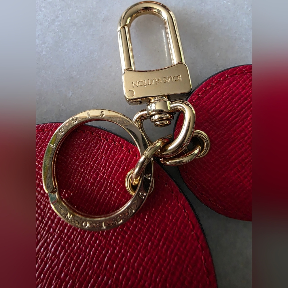 Louis Vuitton Patchwork Denim Key Charm - Picture 4 of 5